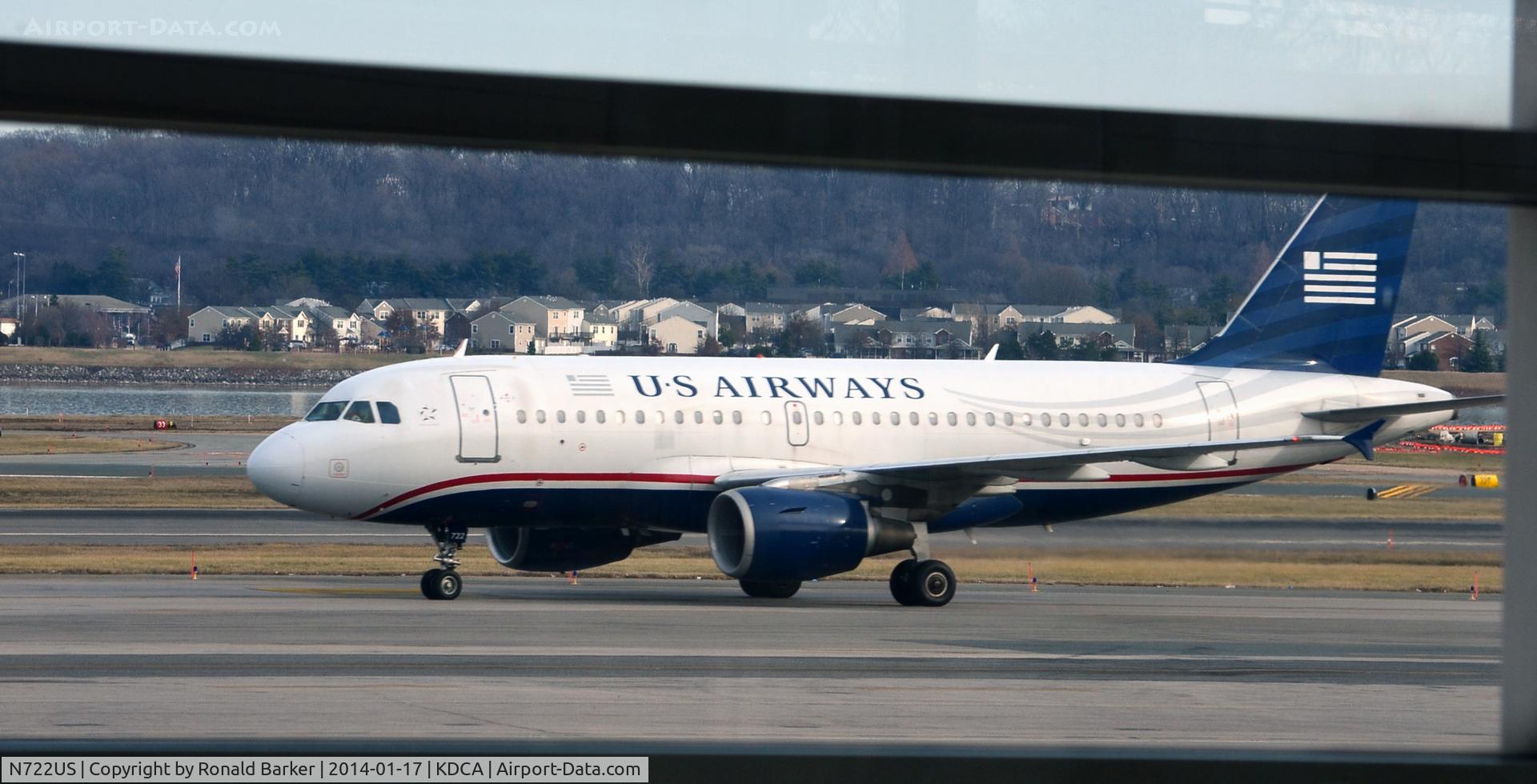 N722US, 1999 Airbus A319-112 C/N 1097, Fleet number 722 National