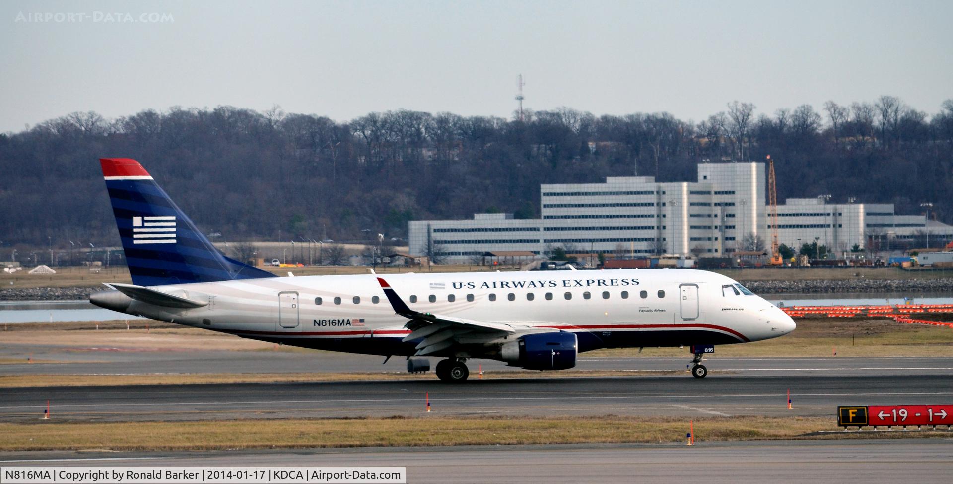 N816MA, 2004 Embraer 170SU (ERJ-170-100SU) C/N 17000037, Landing National