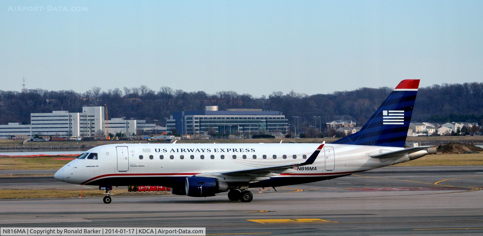 N816MA, 2004 Embraer 170SU (ERJ-170-100SU) C/N 17000037, Taxi National