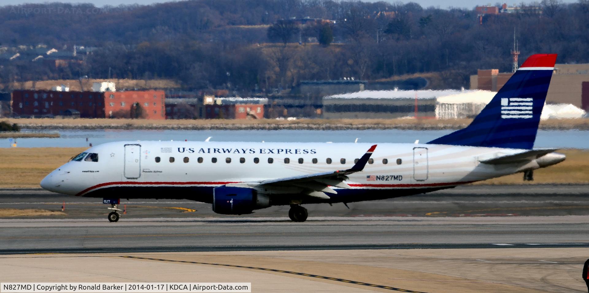 N827MD, 2005 Embraer 170SU (ERJ-170-100SU) C/N 17000047, Taxi National