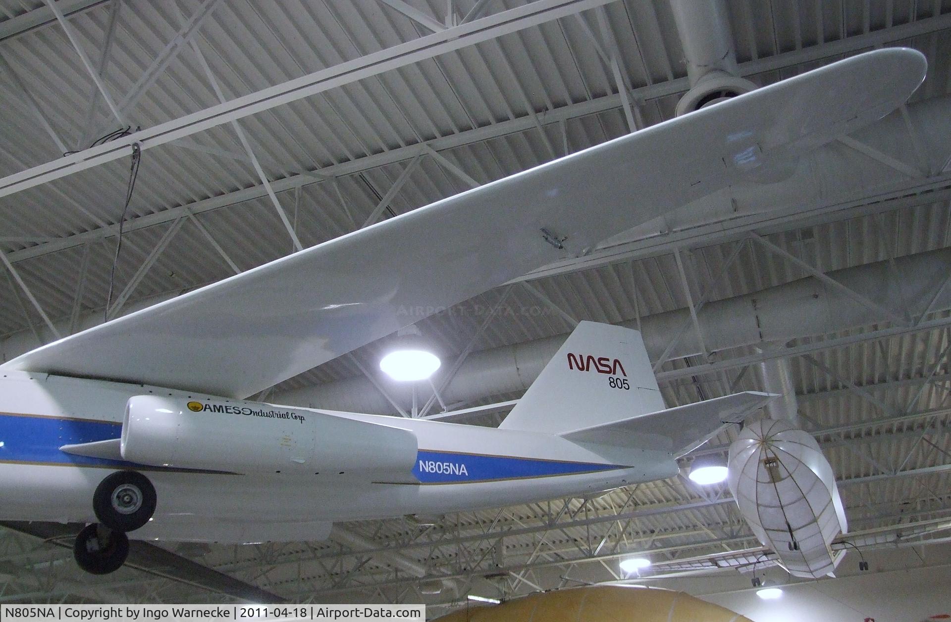 N805NA, Ames Industrial Corp Ny AD-1 C/N 001, NASA Ames AD-1 Oblique Wing at the Hiller Aviation Museum, San Carlos CA
