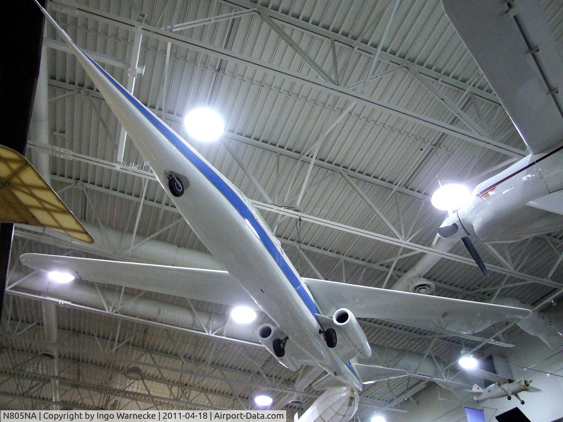 N805NA, Ames Industrial Corp Ny AD-1 C/N 001, NASA Ames AD-1 Oblique Wing at the Hiller Aviation Museum, San Carlos CA