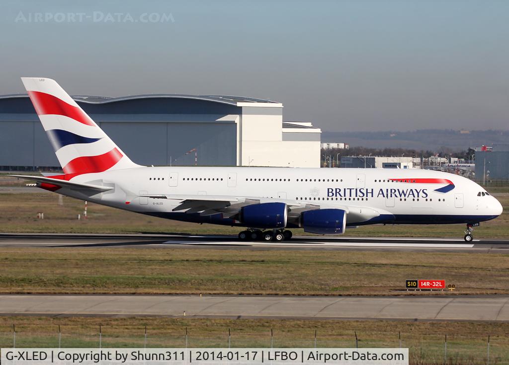 G-XLED, 2013 Airbus A380-841 C/N 144, Delivery day...