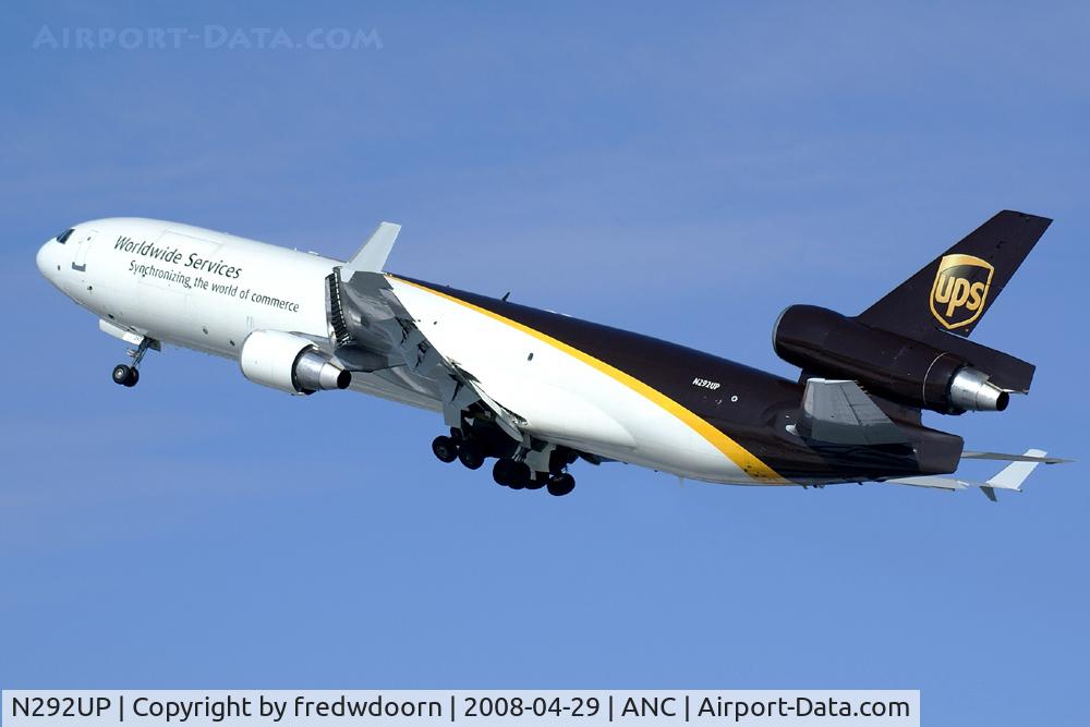 N292UP, 1993 McDonnell Douglas MD-11 C/N 48566, UPS a/c