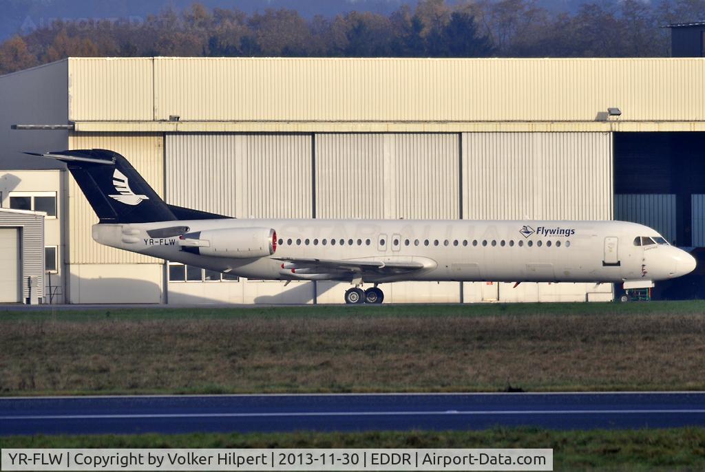 YR-FLW, 1990 Fokker 100 (F-28-0100) C/N 11313, ex Star Alliance