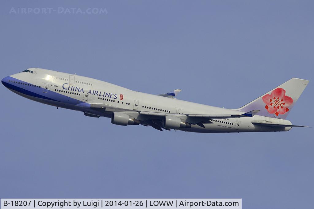 B-18207, Boeing 747-409 C/N 29219, China Airways