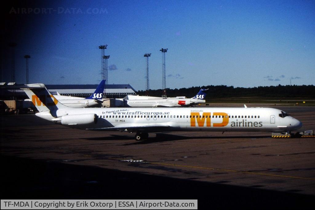 TF-MDA, 1980 McDonnell Douglas MD-81 (DC-9-81) C/N 48003, TF-MDA in ARN