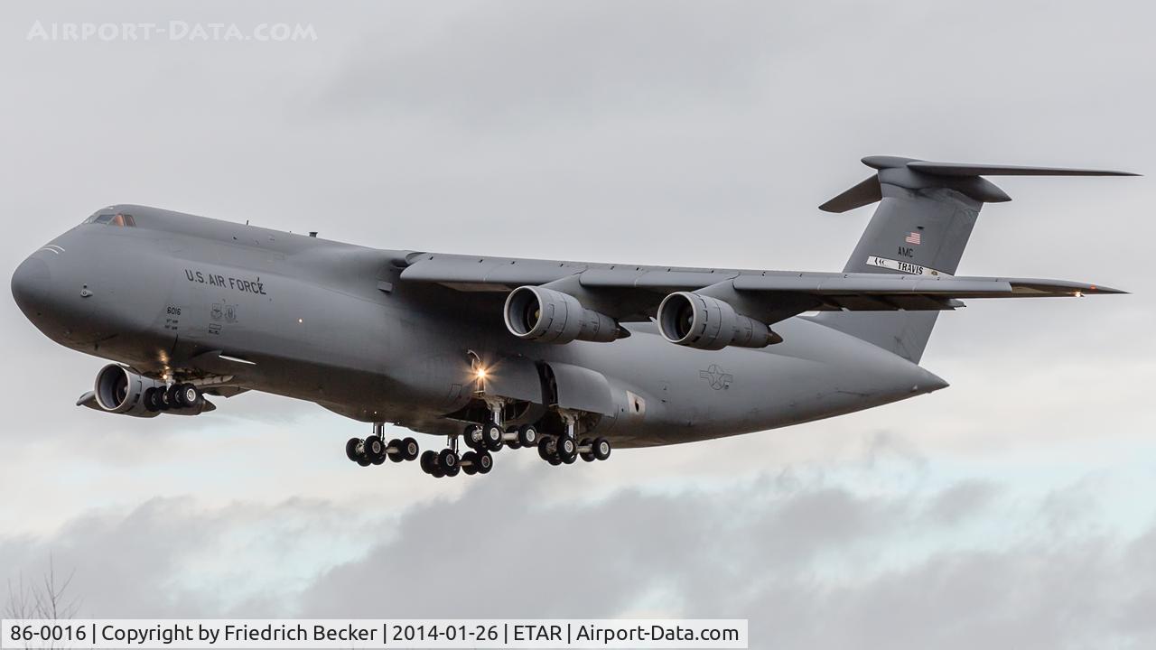 86-0016, 1986 Lockheed C-5B Galaxy C/N 500-0102, on final RW26