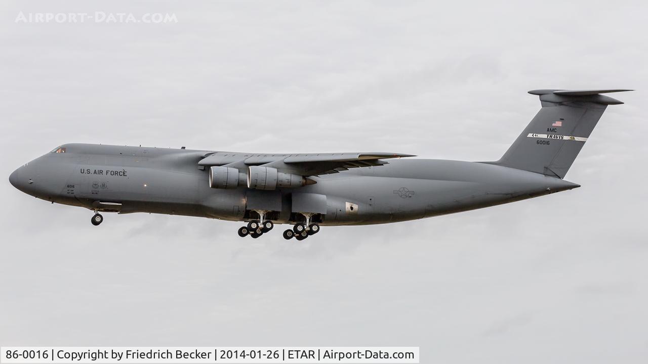 86-0016, 1986 Lockheed C-5B Galaxy C/N 500-0102, on final RW26