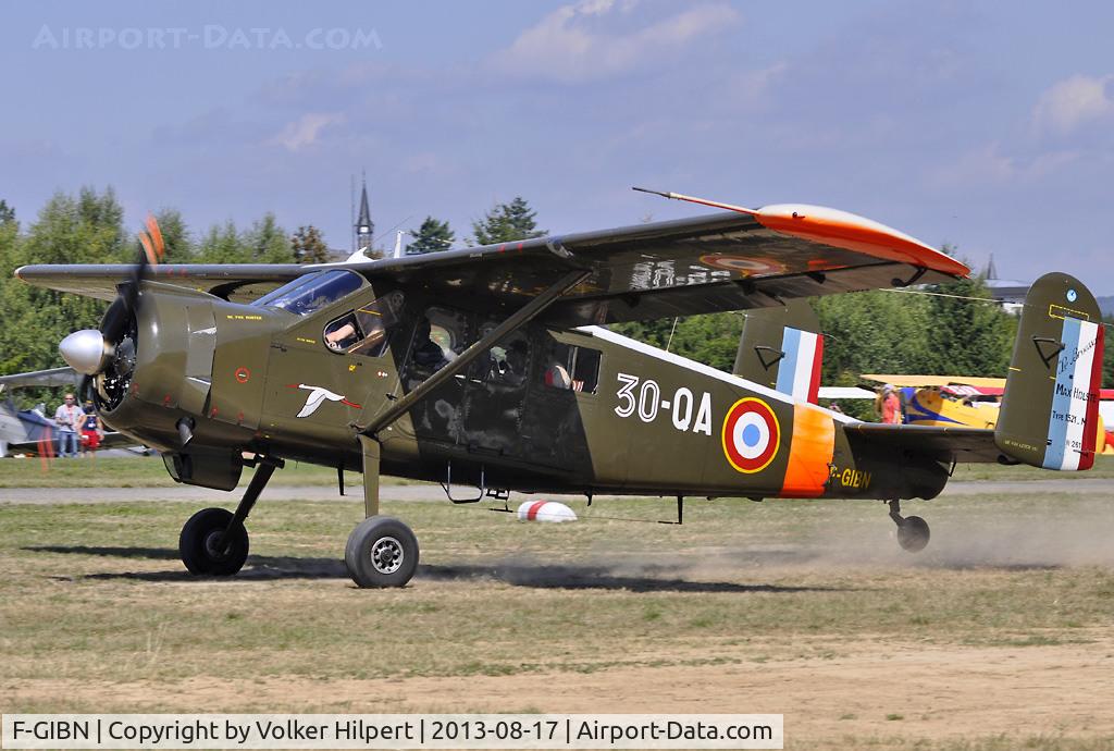 F-GIBN, Max Holste MH-1521M Broussard C/N 317, biplane fly-in