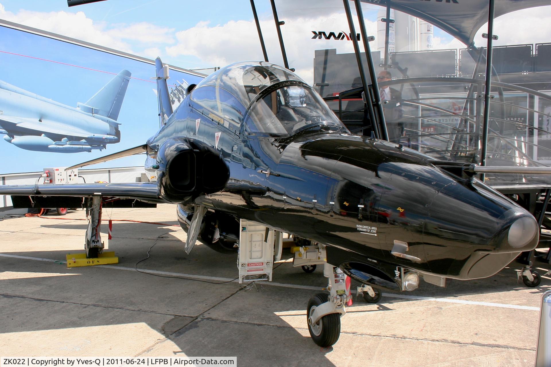 ZK022, 2009 British Aerospace Hawk T2 C/N RT013/1251, BAE System Hawk T2, Static Display Paris-Le Bourget (LFPB-LBG) Air Show 2011