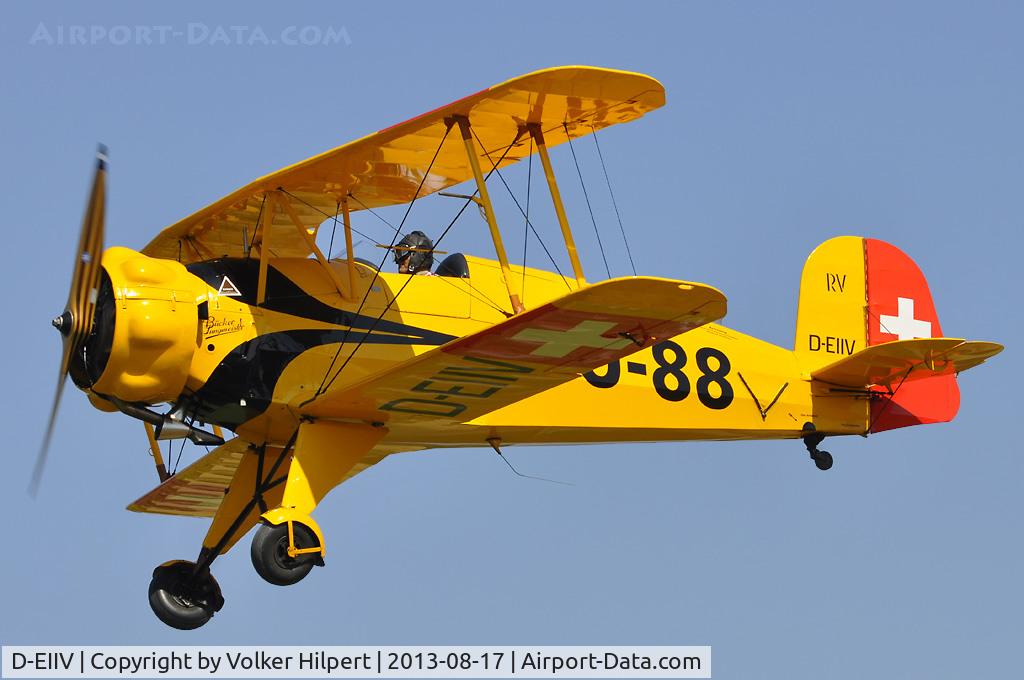 D-EIIV, 1936 Bucker Bu-133C Jungmeister C/N 35, biplane fly-in