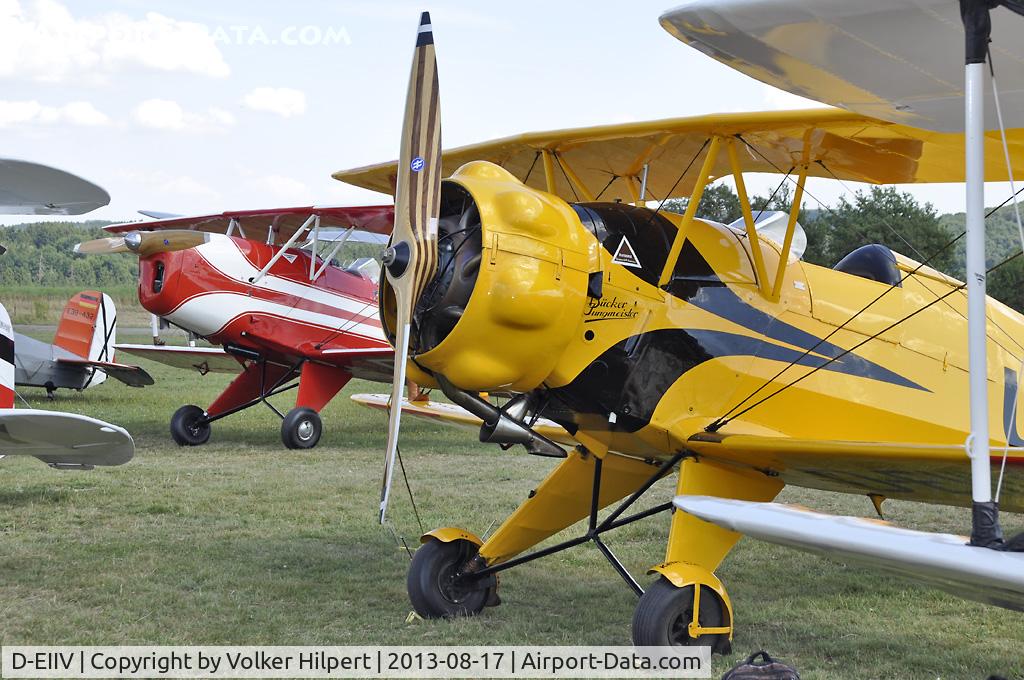 D-EIIV, 1936 Bucker Bu-133C Jungmeister C/N 35, biplane fly-in