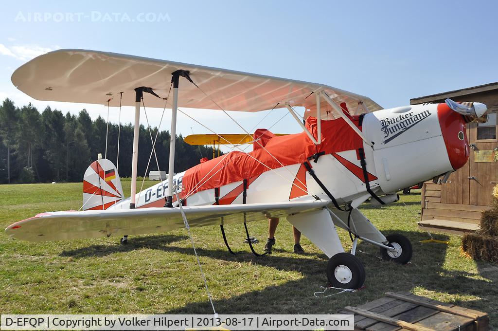 D-EFQP, CASA 1.131E Jungmann C/N 2046, biplane fly-in Montabaur, Germany