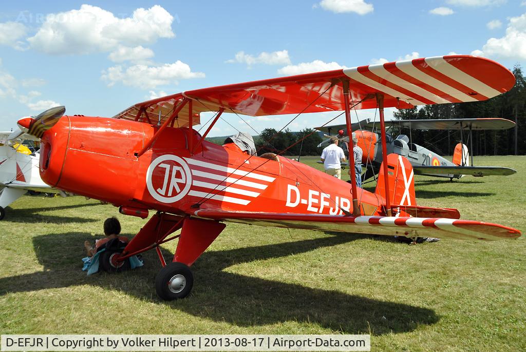 D-EFJR, 1954 CASA 1-131E Jungmann C/N 2072, biplane fly-in Montabaur, Germany