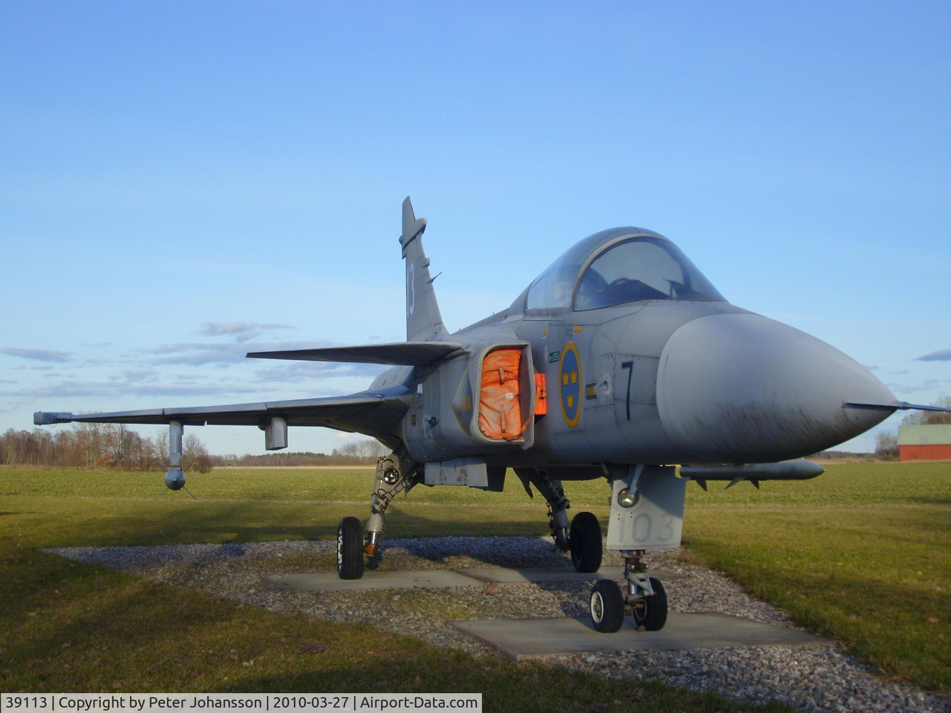 39113, Saab JAS-39A Gripen C/N 39-113, F7 Såtenäs Swedish Air Force