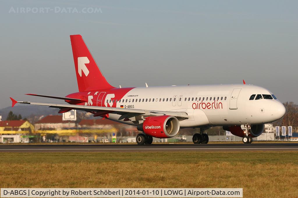 D-ABGS, 2009 Airbus A319-112 C/N 3865, D-ABGS @ LOWG