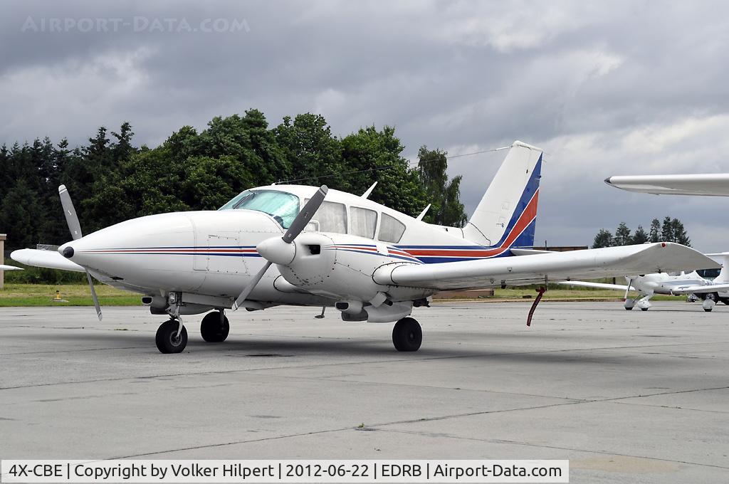 4X-CBE, 1977 Piper PA-23 Aztec 250 C/N 27-7754020, at BBJ