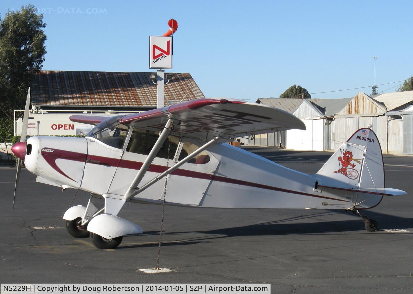 N5229H, 1949 Piper PA-16 Clipper C/N 16-33, 1949 Piper PA-16 CLIPPER 'Little Devil', Lycoming O-290 135 Hp
