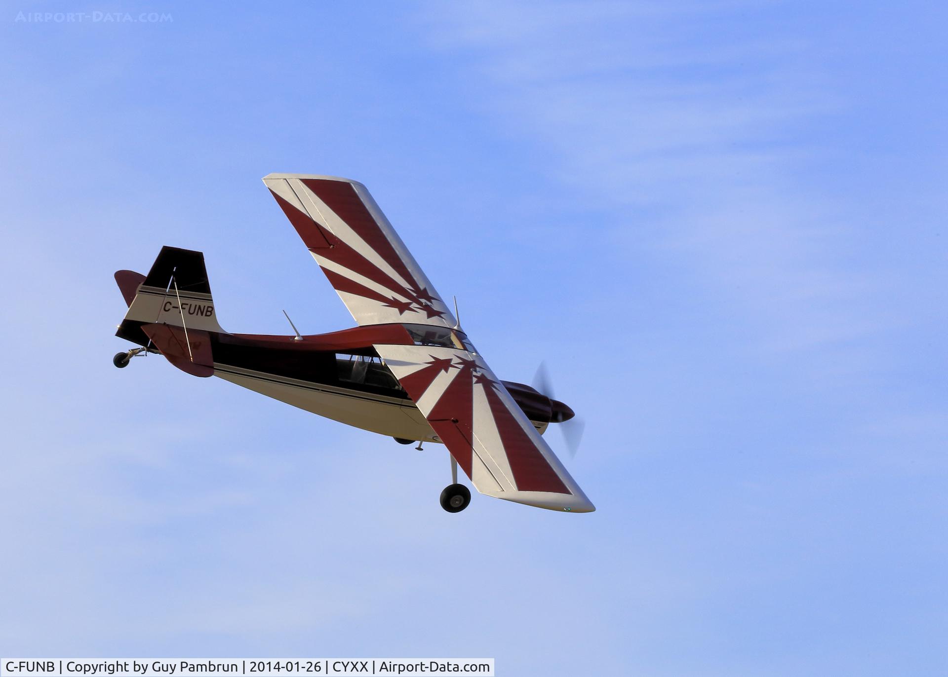 C-FUNB, 2008 Bellanca 8KCAB Super Decathlon C/N 1065-2008, Doing some touch & go's
