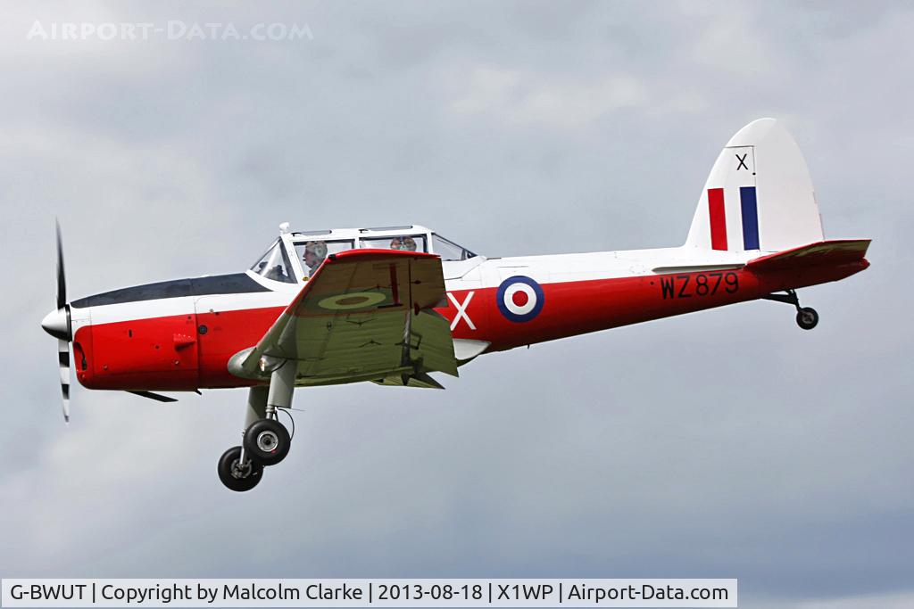 G-BWUT, 1953 De Havilland DHC-1 Chipmunk T.10 C/N C1/0918, De Havilland DHC-1 Chipmunk T.10 at The De Havilland Moth Club's 28th International Moth Rally at Woburn Abbey. August 2013.