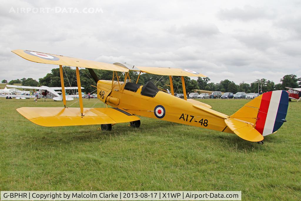 G-BPHR, 1940 De Havilland Australia DH-82A Tiger Moth C/N DHA45, De Havilland Australia DH-82A Tiger Moth at The De Havilland Moth Club's 28th International Moth Rally at Woburn Abbey. August 2013.