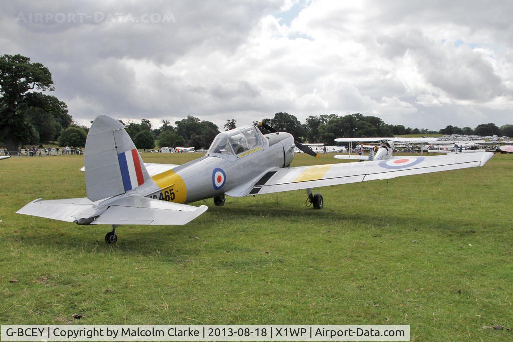 G-BCEY, 1951 De Havilland DHC-1 Chipmunk T.10 C/N C1/0515, De Havilland DHC-1 Chipmunk 22 at The De Havilland Moth Club's 28th International Moth Rally at Woburn Abbey. August 2013.