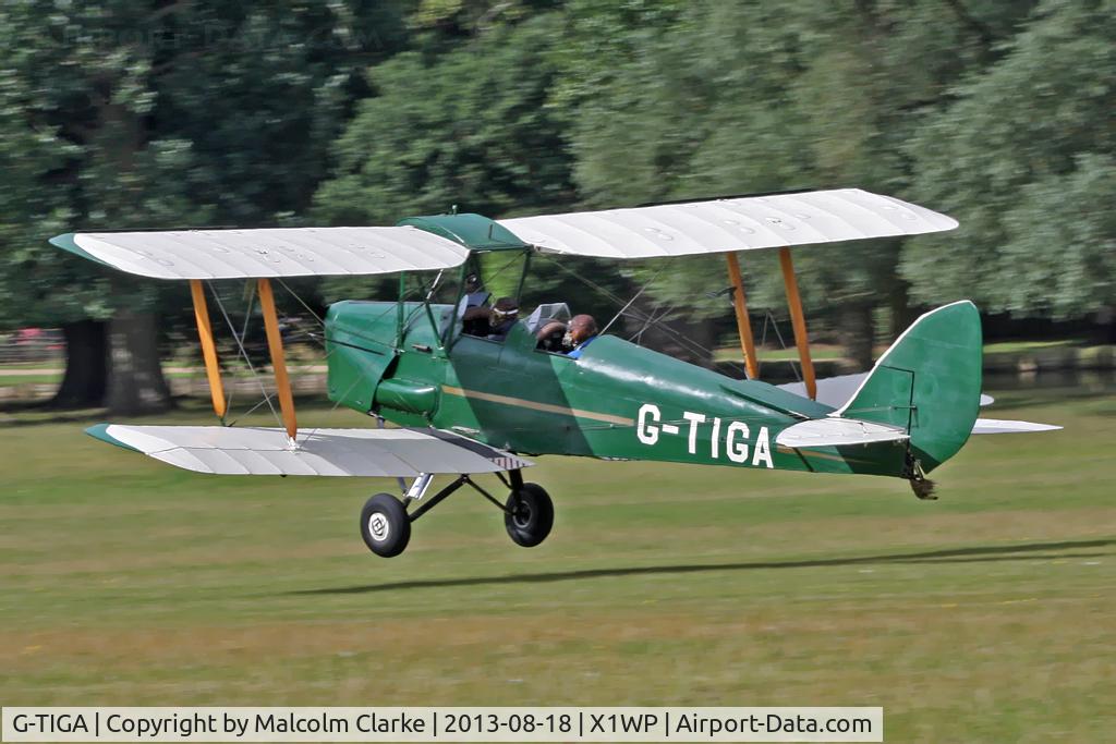 G-TIGA, 1955 De Havilland DH-82A Tiger Moth II C/N 83547, De Havilland DH-82A Tiger Moth II at The De Havilland Moth Club's 28th International Moth Rally at Woburn Abbey. August 2013.