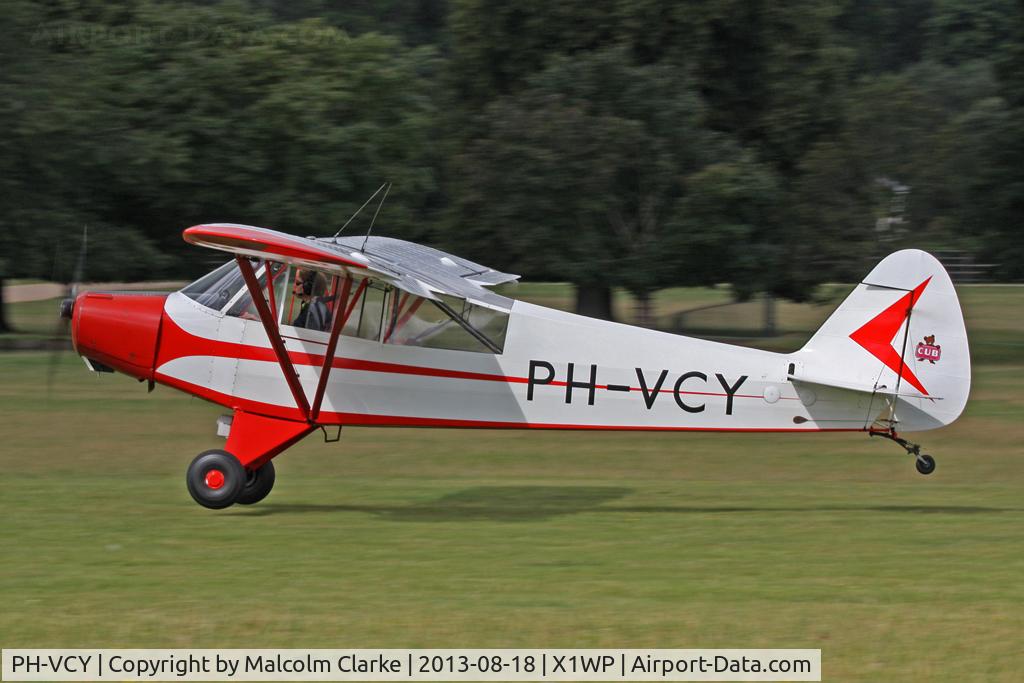 PH-VCY, 1954 Piper L-21B Super Cub (PA-18-135) C/N 18-3601, Piper PA-18-95 Super Cub at The De Havilland Moth Club's 28th International Moth Rally at Woburn Abbey. August 2013.
