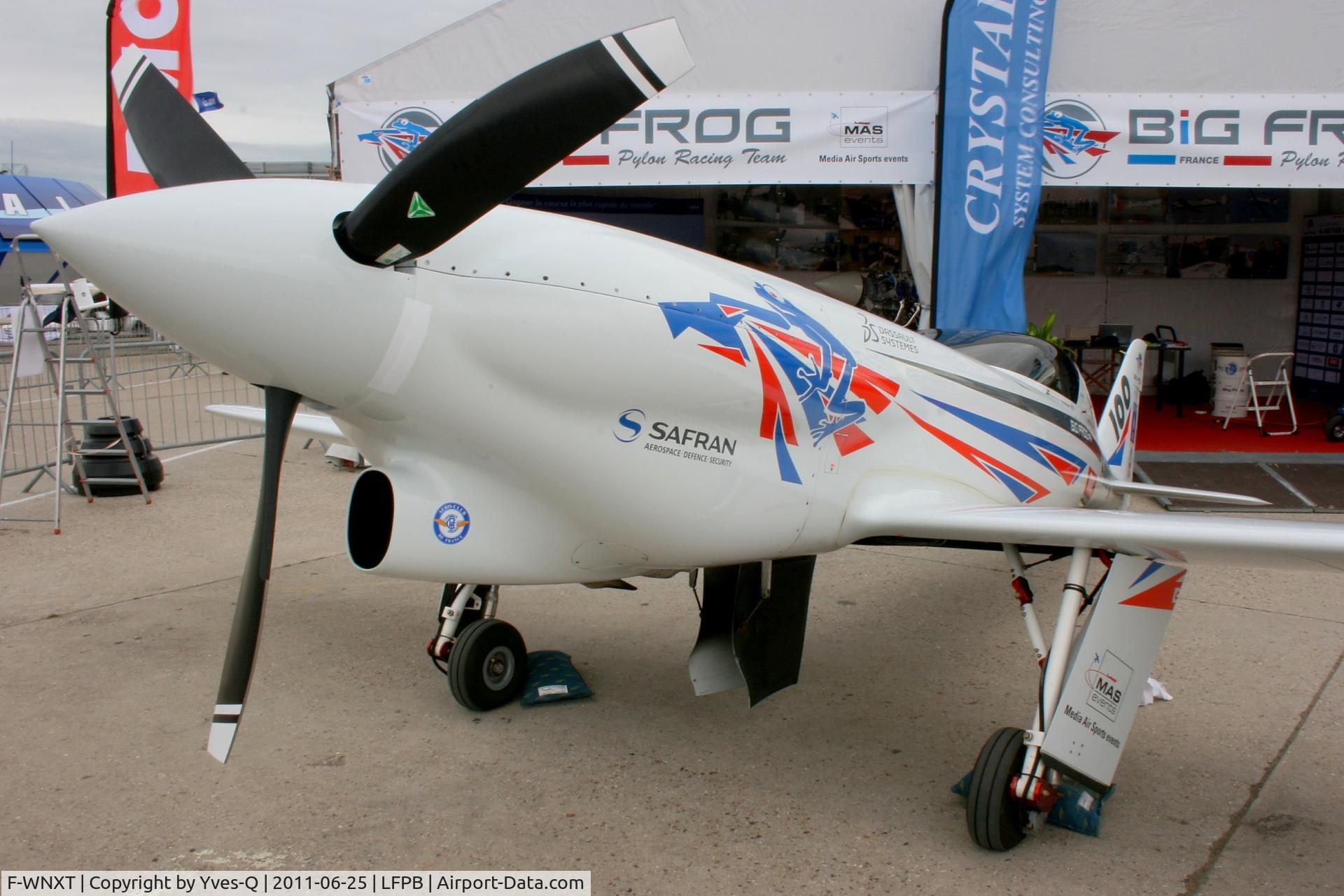 F-WNXT, 2010 MAS Events Nemesis NXT C/N 010, Nemesis NXT, MAS (Media Air Sport Events) Big Frog Team, Static display, Paris Le Bourget (LFPB-LBG) Air Show in june 2011