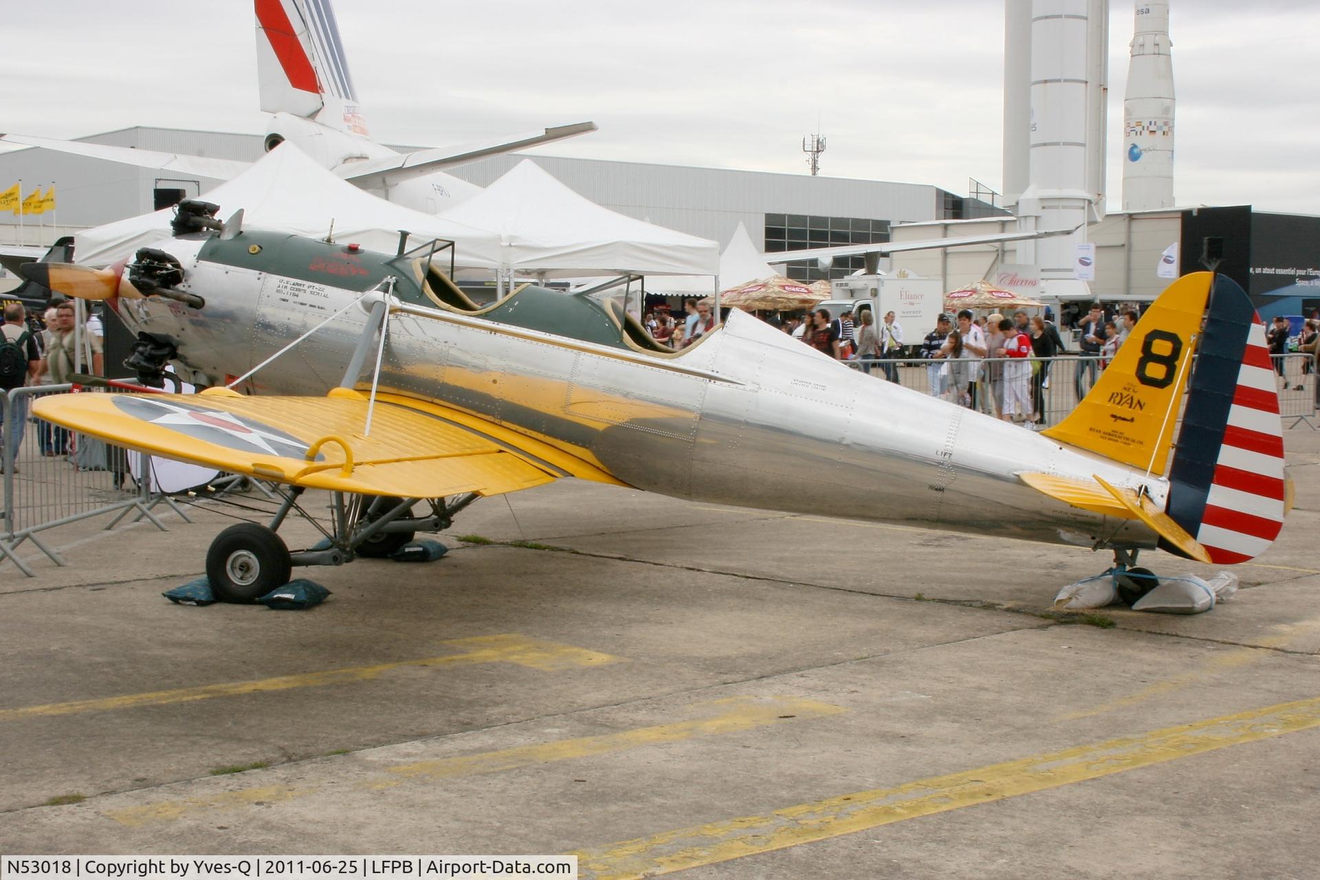 N53018, 1941 Ryan Aeronautical ST3KR C/N 1164, Ryan Aeronautical ST3KR, Static display, Paris Le Bourget (LFPB-LBG) Air Show in june 2011