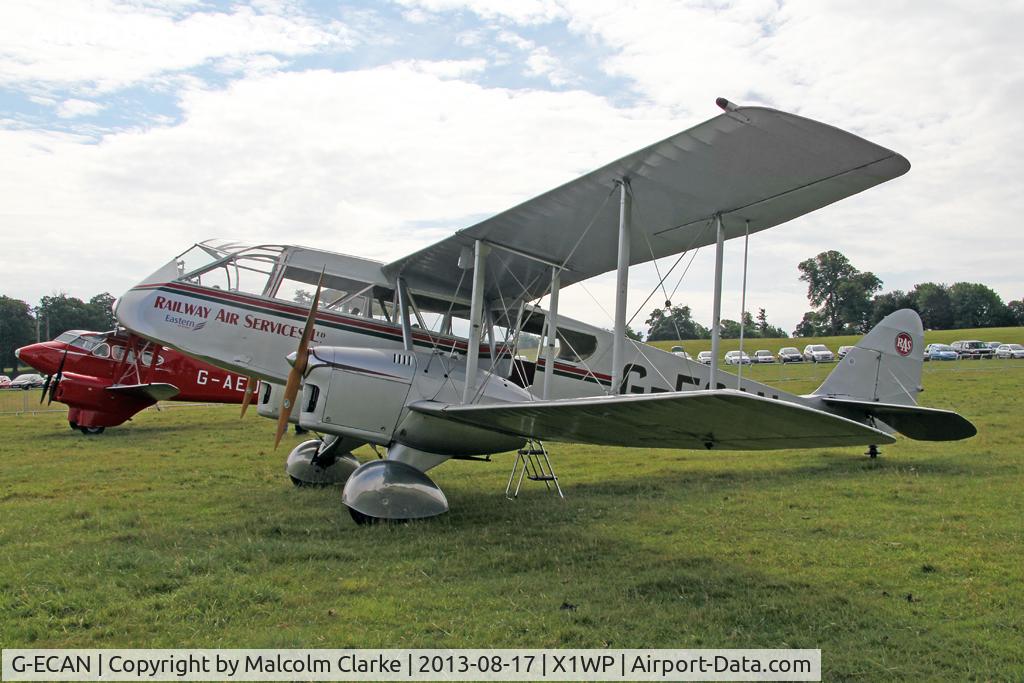 G-ECAN, 1943 De Havilland Australia DH-84 Dragon 3 C/N DHA2048, De Havilland Australia DH-84 Dragon 3 at The De Havilland Moth Club's 28th International Moth Rally at Woburn Abbey. August 2013.