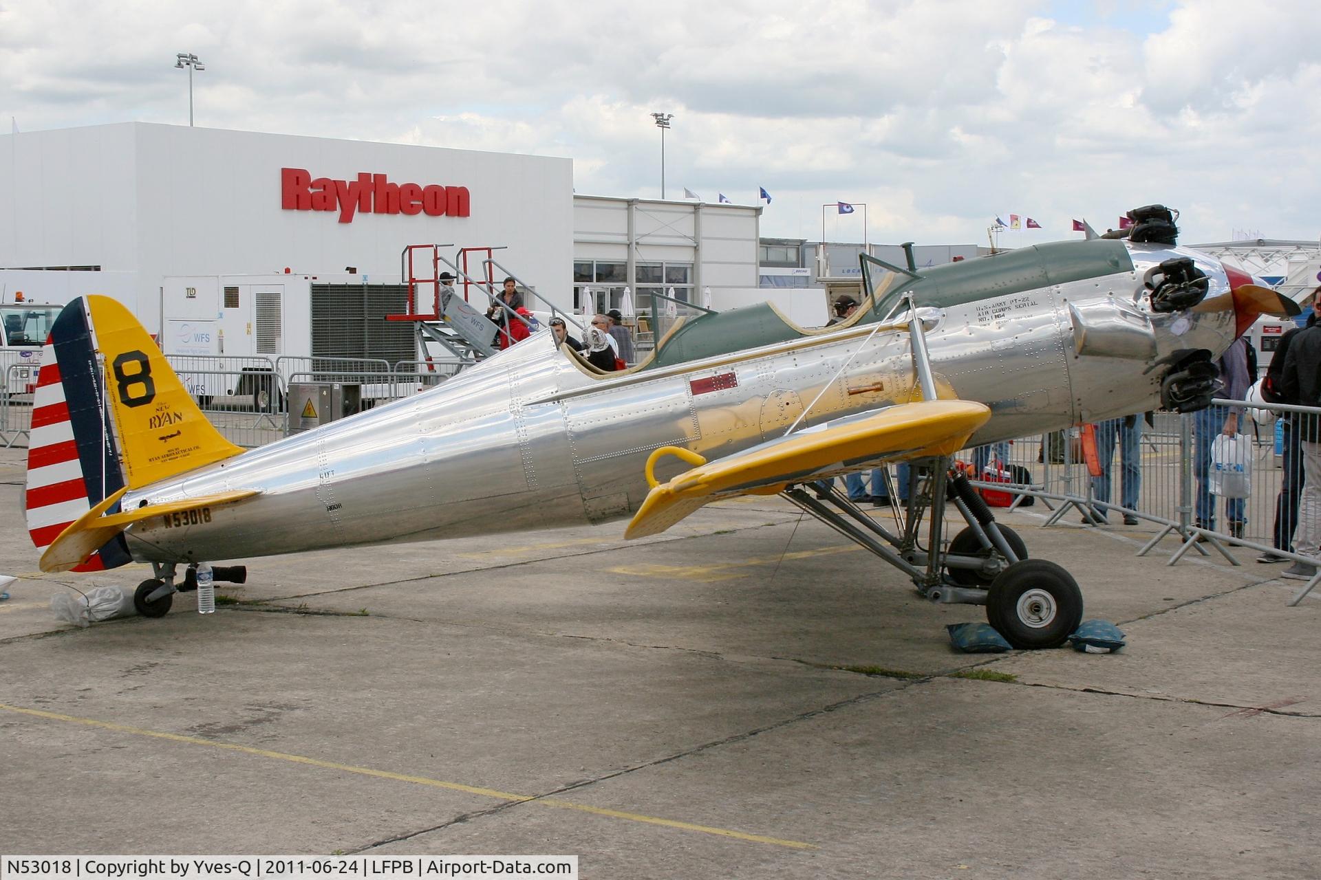 N53018, 1941 Ryan Aeronautical ST3KR C/N 1164, Ryan Aeronautical ST3KR, Static display, Paris Le Bourget (LFPB-LBG) Air Show in june 2011