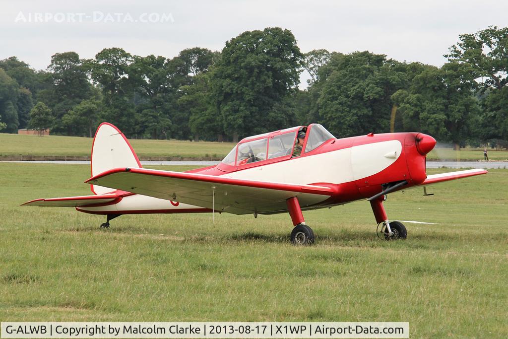 G-ALWB, 1950 De Havilland DHC-1 Chipmunk 22A C/N C1/0100, De Havilland DHC-1 Chipmunk 22 at The De Havilland Moth Club's 28th International Moth Rally at Woburn Abbey. August 2013.