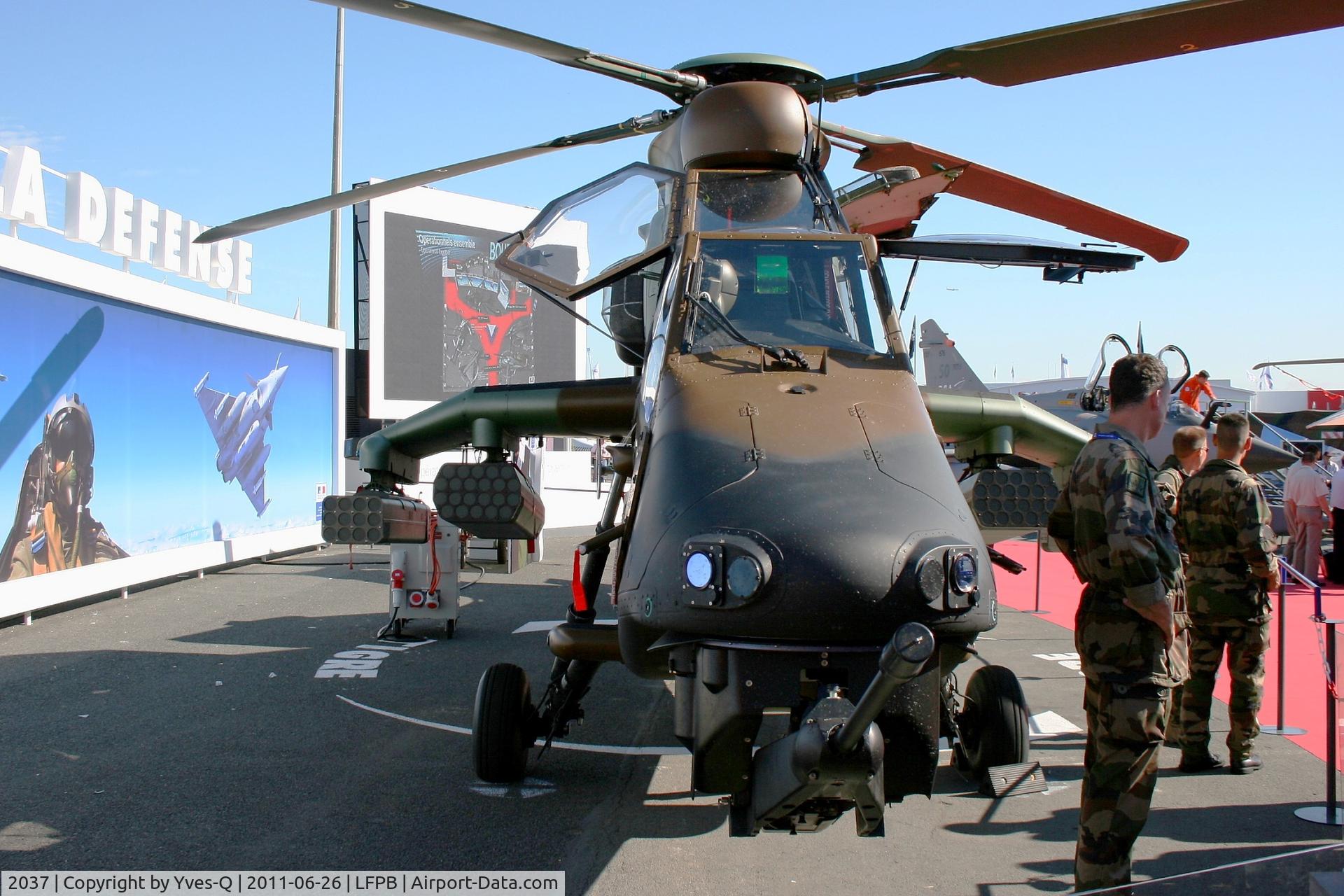 2037, Eurocopter EC-665 Tigre HAP C/N 2037, Eurocopter EC-665 HAP Tigre, Static display, Paris Le Bourget (LFPB-LBG) Air Show in june 2011