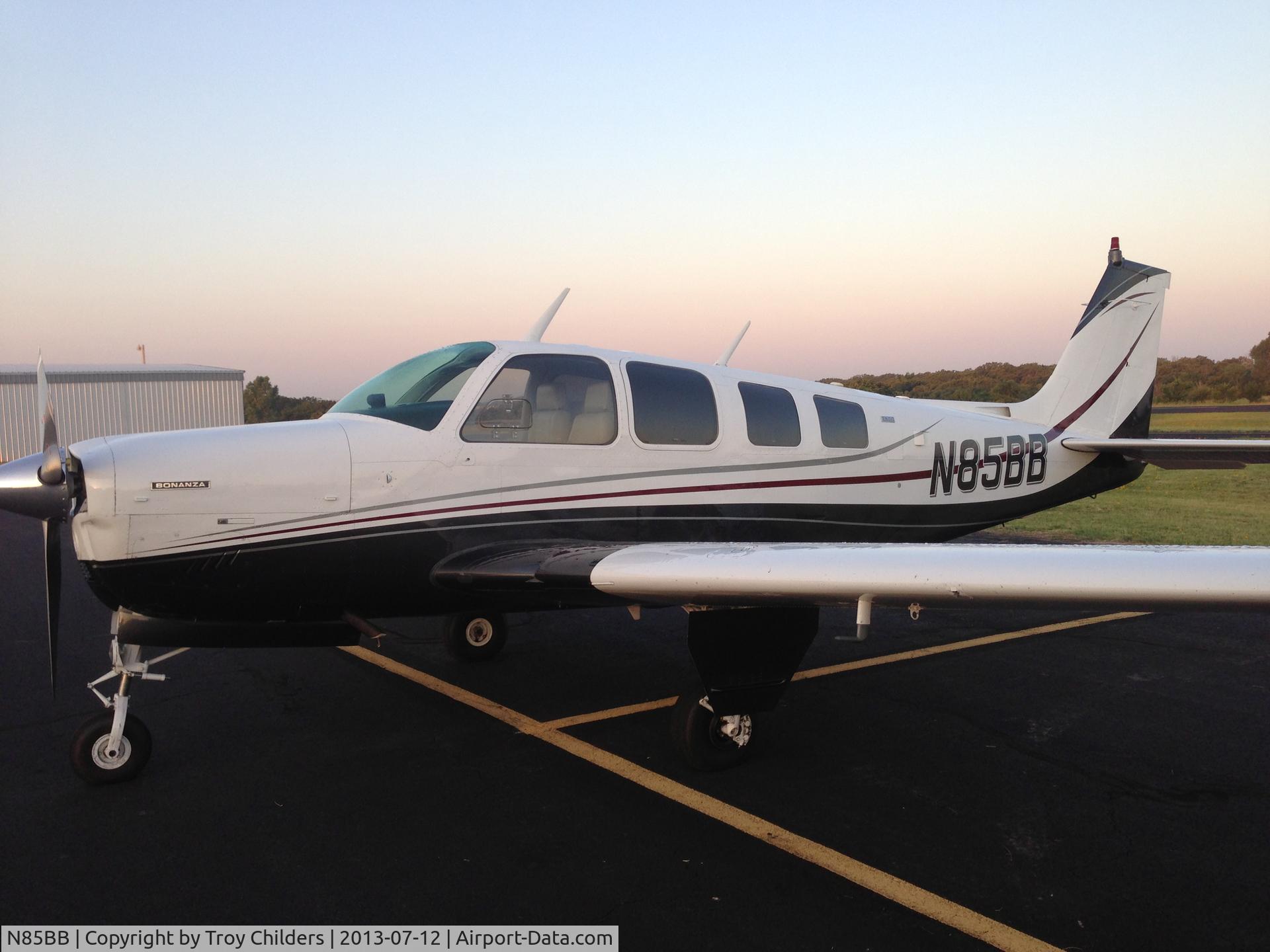 N85BB, 1973 Beech A36 Bonanza 36 C/N E-508, N85BB