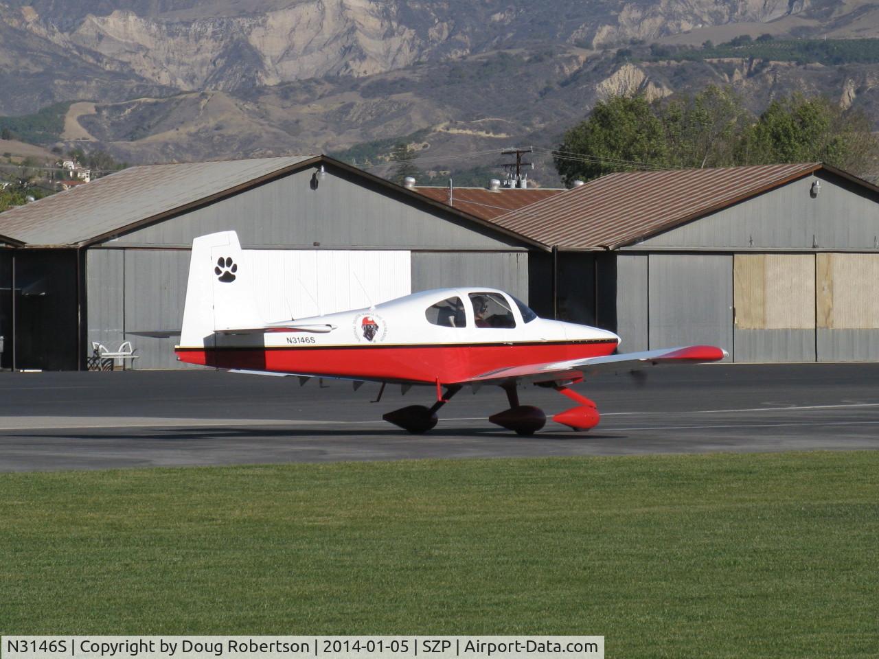 N3146S, 2005 Vans RV-10A C/N 40047, 2005 Nys VAN's RV-10A, Lycoming O-540, lady owned/flown, takeoff roll Rwy 04