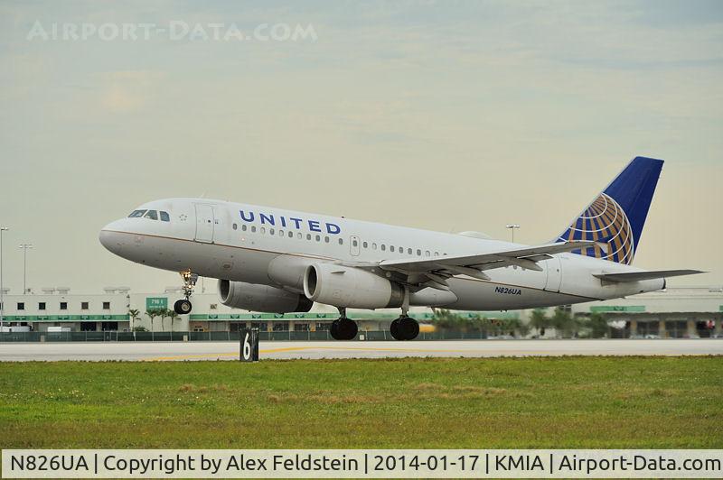 N826UA, 1999 Airbus A319-131 C/N 989, Miami
