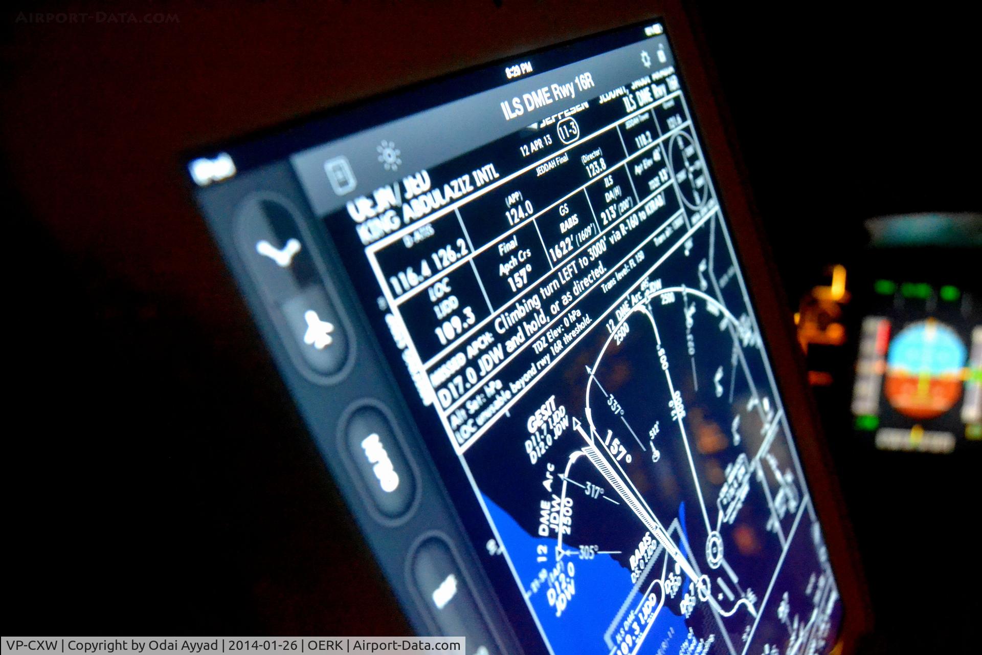 VP-CXW, 2008 Airbus A320-214 C/N 3475, A320-214 and with the new I-pad charts 