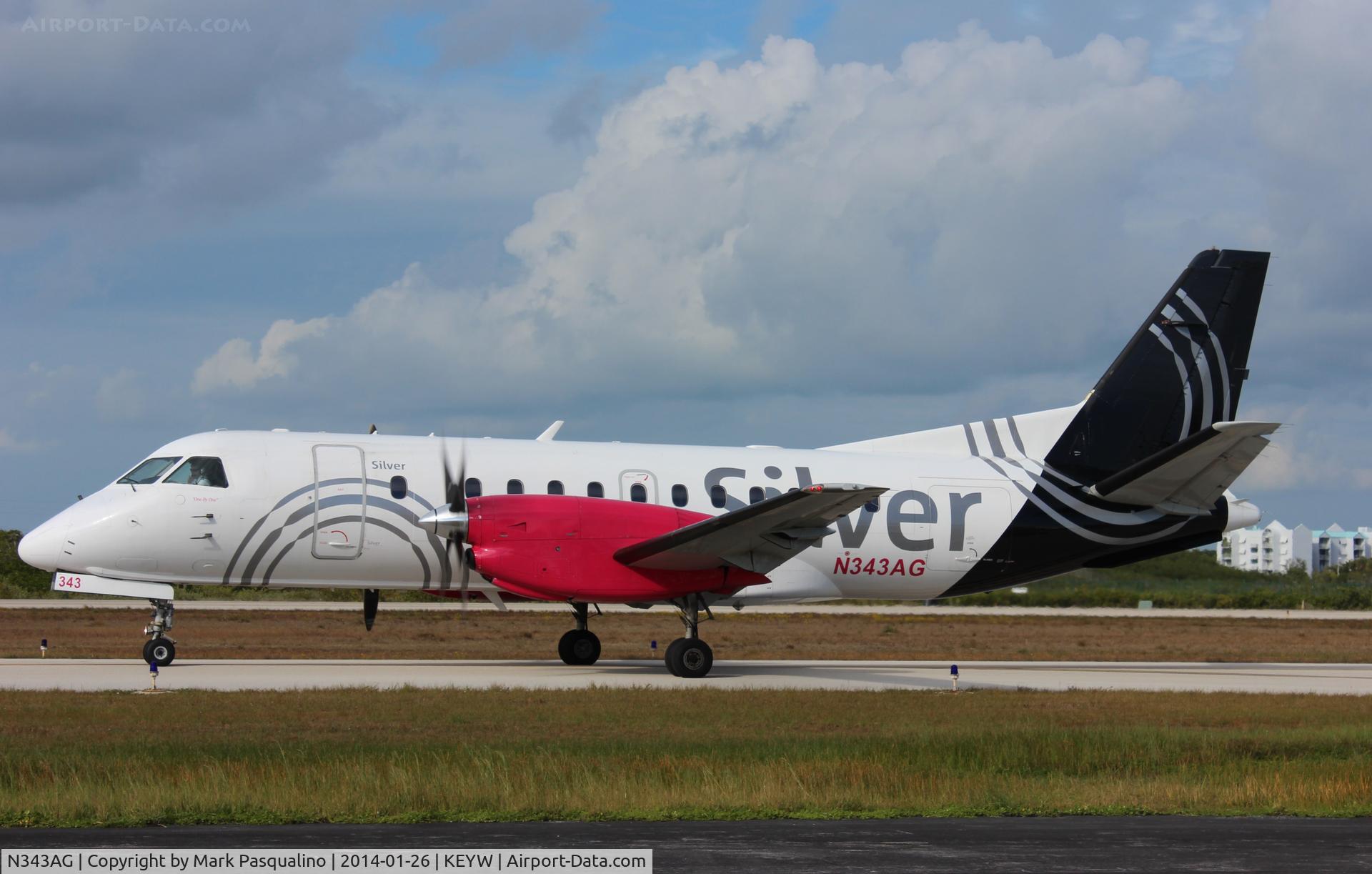 N343AG, 1998 Saab 340B C/N 340B-443, SAAB 340B