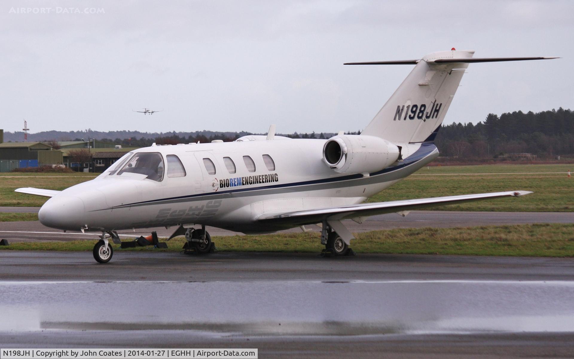 N198JH, 1998 Cessna 525 CitationJet C/N 525-0265, Parked at Citation Centre