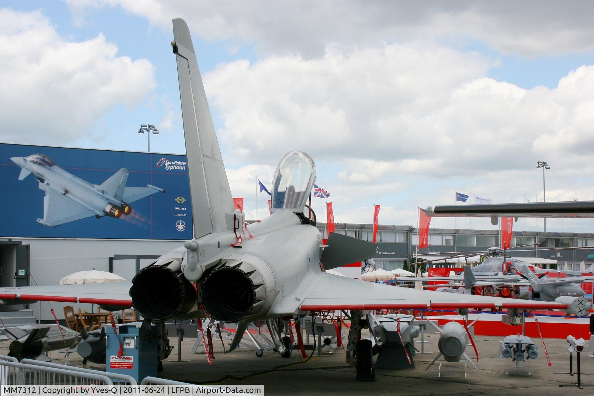 MM7312, Eurofighter EF-2000 Typhoon S C/N IS044, Italian Air Force Eurofighter Typhoon S, Static Display, Paris Le Bourget (LFPB-LBG) Air Show 2011