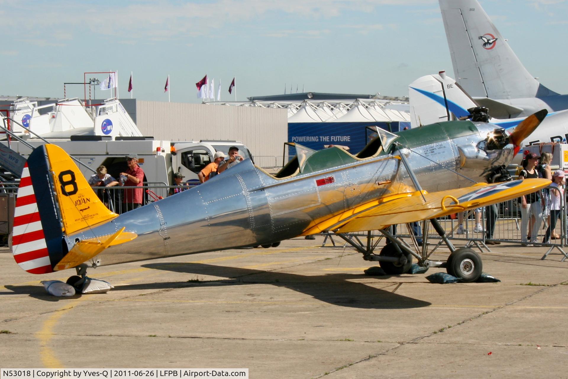 N53018, 1941 Ryan Aeronautical ST3KR C/N 1164, Ryan Aeronautical ST3KR, Static display, Paris Le Bourget (LFPB-LBG) Air Show in june 2011