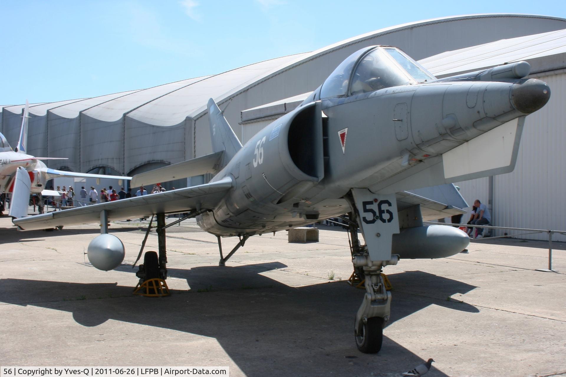 56, Dassault Etendard IV.M C/N 56, Dassault Etendard IV M, Air & Space Museum Paris-Le Bourget Airport (LFPB-LBG)