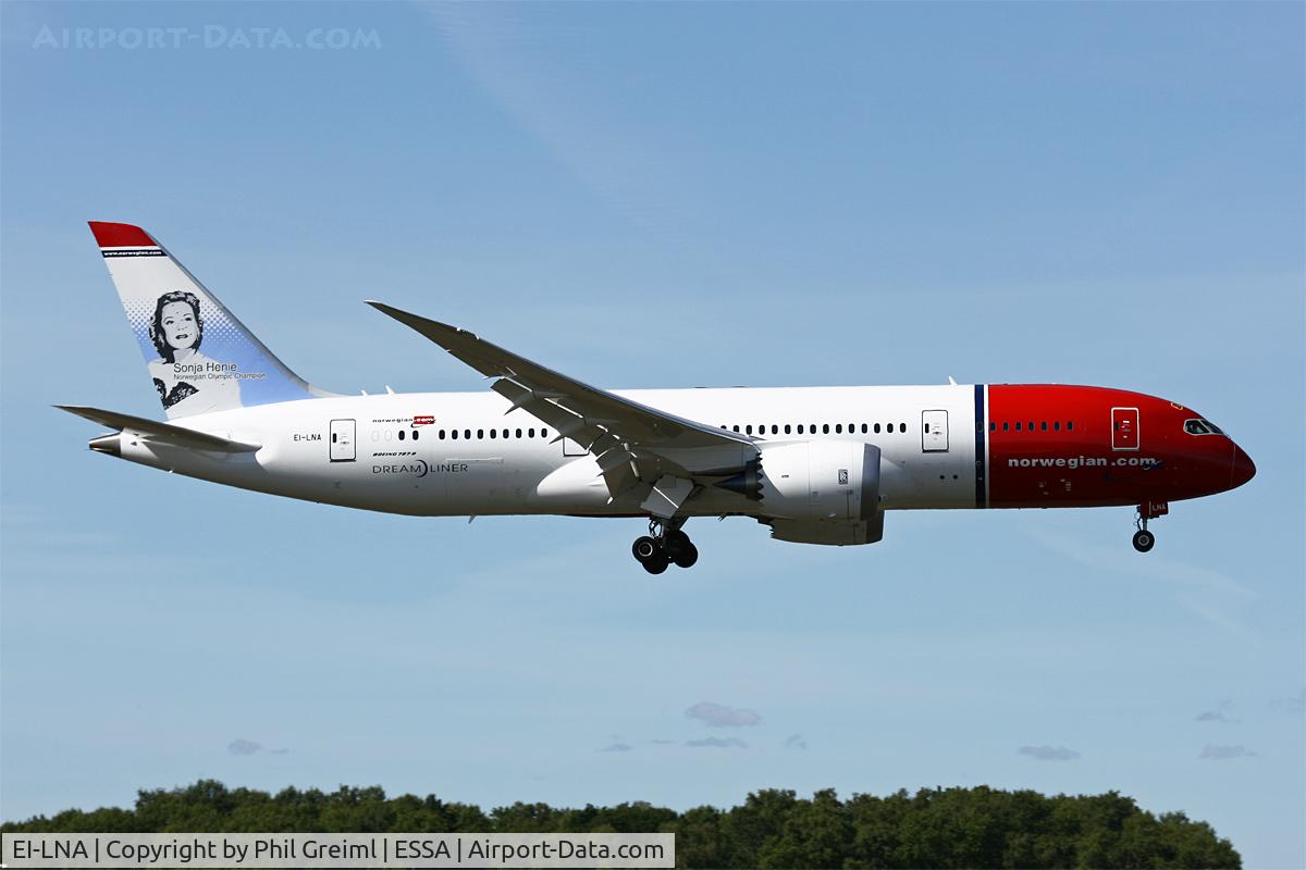 EI-LNA, 2013 Boeing 787-8 Dreamliner C/N 35304, Taken at ESSA.