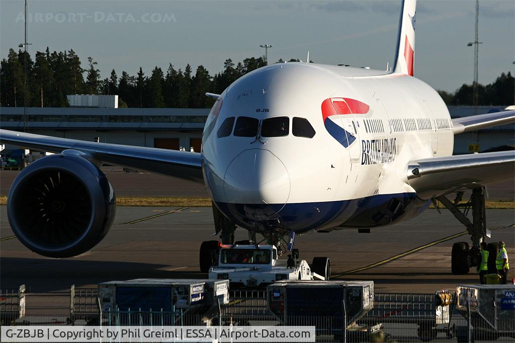 G-ZBJB, 2013 Boeing 787-8 Dreamliner C/N 38610, Taken at ESSA.