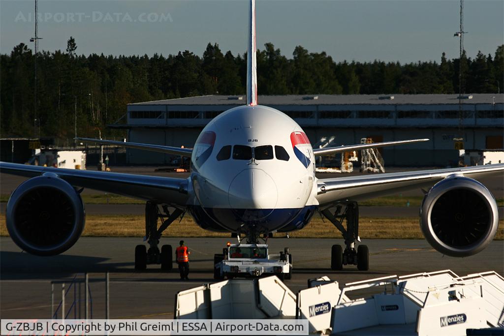 G-ZBJB, 2013 Boeing 787-8 Dreamliner C/N 38610, Taken at ESSA.