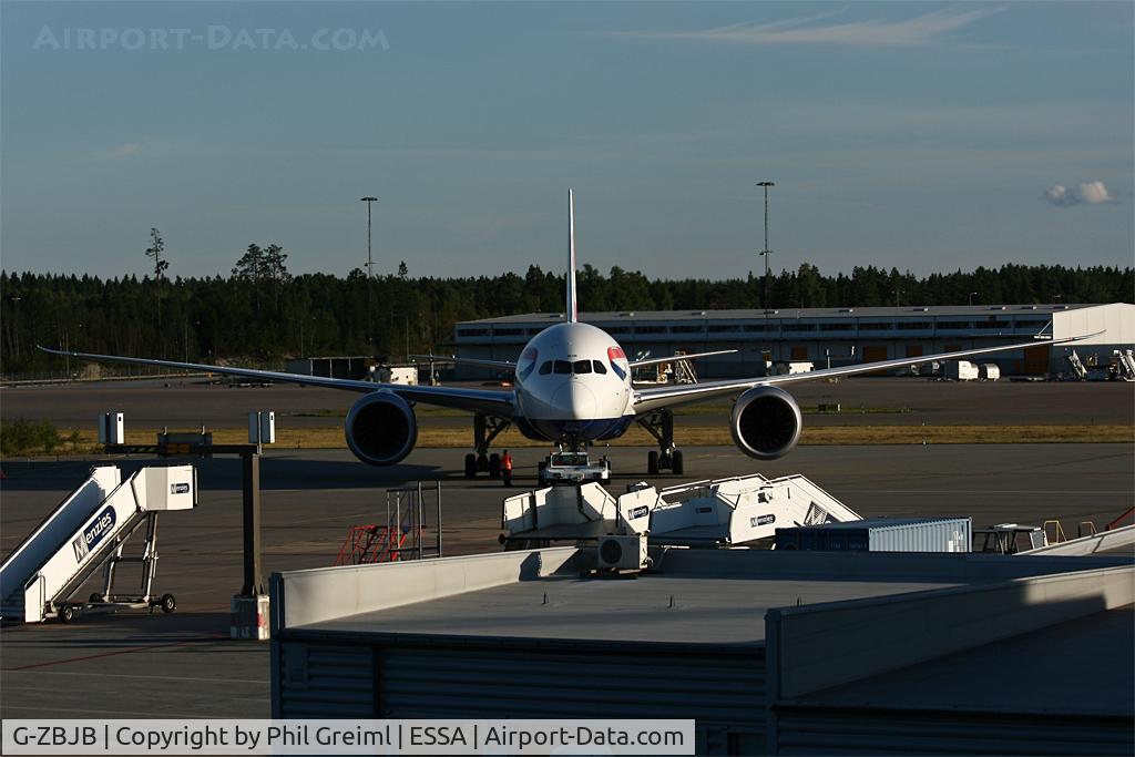 G-ZBJB, 2013 Boeing 787-8 Dreamliner C/N 38610, Taken at ESSA.