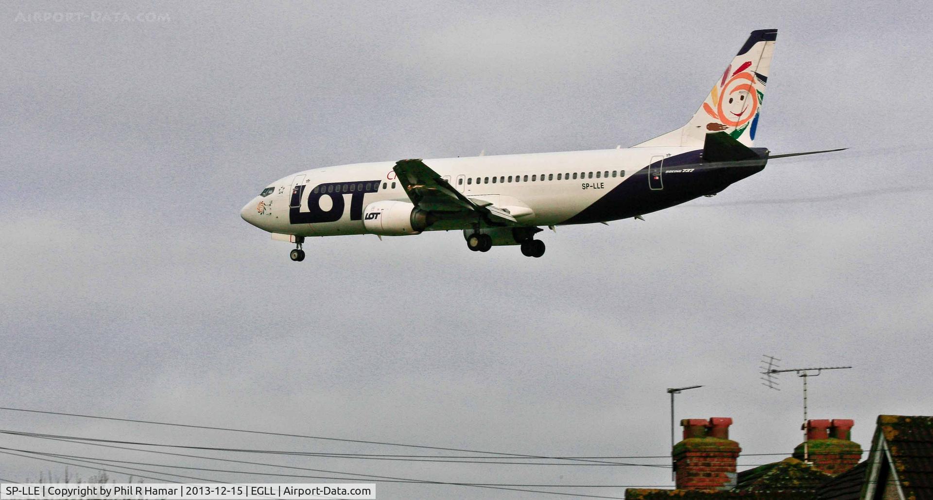 SP-LLE, 1996 Boeing 737-45D C/N 27914, LOT Airlines, (SP-LLE) Boeing 737-45D, c/n 27914/2804, on approach to land on 27L Heathrow. © PhilRHamar