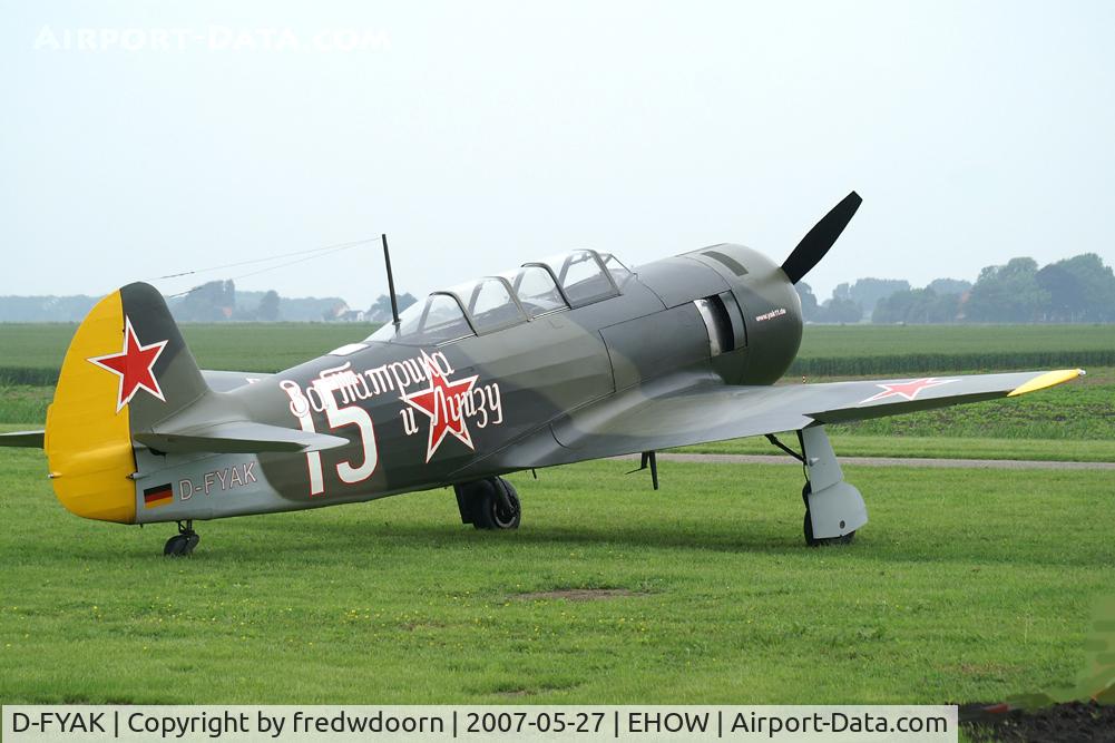 D-FYAK, 1953 Yakovlev Yak-11 C/N 170103, Beautifully restored Yak
